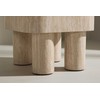 Venture Design Šoninis staliukas Klirou 40x40x50 cm Smėlio spalvos MDF