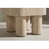 Venture Design Šoninis staliukas Klirou 40x40x50 cm Smėlio spalvos MDF
