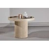Venture Design Šoninis staliukas Krille 60x45 cm Smėlio spalvos