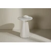 Venture Design Šoninis staliukas Lanzo 35x45 cm baltas MDF