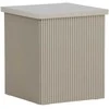 Venture Design Šoninis staliukas Lenox 40x40x45 cm smėlio spalvos MDF
