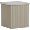Venture Design Šoninis staliukas Lenox 40x40x45 cm smėlio spalvos MDF