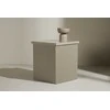 Venture Design Šoninis staliukas Lenox 40x40x45 cm smėlio spalvos MDF