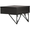 Venture Design Šoninis staliukas MDF juodas, su talpa