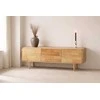 Venture Design Spintelė Skärhamn 180x45x65 cm Guminė mediena Natūrali