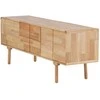 Venture Design Spintelė Skärhamn 180x45x65 cm Guminė mediena Natūrali