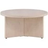 Venture Design Stalas, didelė sofa Saltö, ø85 cm, balintas