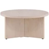 Venture Design Stalas, didelė sofa Saltö, ø85 cm, balintas