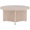 Venture Design Stalas, didelė sofa Saltö, ø85 cm, balintas