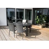 Venture Design Stalas, Marbella, ø140 cm, Juodas