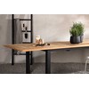 Venture Design Stalas, Panama, 224x100 cm, Juodas
