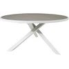 Venture Design Stalas, Parma, ø140 cm, Balta/Pilka