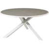 Venture Design Stalas, Parma, ø140 cm, Balta/Pilka