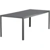 Venture Design Stalas, Pilkas, 205x90 cm, Juodas