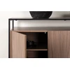 Venture Design Stalas su saugykla Kingsport, 120x80 cm, Riešutas