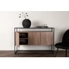 Venture Design Stalas su saugykla Kingsport, 120x80 cm, Riešutas