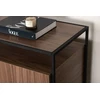 Venture Design Stalas su saugykla Kingsport, 120x80 cm, Riešutas