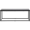 Venture Design Staliukas prie sofos, Mallan, 120x60 cm, Juodas