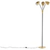 Venture Design Stovinti lempa, Vifta, 178x75x33 cm, Juoda
