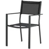 Venture Design Sudėtinis kėdė, Copacabana 2 vnt., 61x56.5x88 cm, Juoda