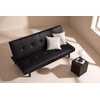 Venture Design Sulankstoma lova-sofa Bodil, juoda