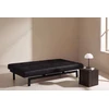 Venture Design Sulankstoma lova-sofa Bodil, juoda