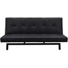 Venture Design Sulankstoma lova-sofa Bodil, juoda