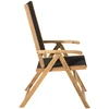 Venture Design Sulankstomas kėdė 47.5x52.5 cm Juoda virvė akacija