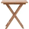 Venture Design Sulankstomas stalas Kenya, 70x70 cm, natūralus tikmedis