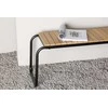 Venture Design Suoli/Divanas, Holmbeck, 136x40 cm, Juoda