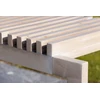 Venture Design Suoliukas Athena 140x38x45 cm baltas aliuminis
