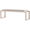 Venture Design Suoliukas Athena 140x38x45 cm baltas aliuminis