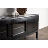 Venture Design Televizoriaus staliukas, Alcoa saugojimas, 150x56.5 cm, Juodas