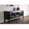 Venture Design Televizoriaus staliukas, Alcoa saugojimas, 150x56.5 cm, Juodas