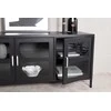 Venture Design Televizoriaus stovas, Acero, 80x43x97 cm, juodas