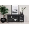 Venture Design Televizoriaus stovas, Acero, 80x43x97 cm, juodas