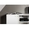 Venture Design Televizoriaus stovas, Piringas, 120x63 cm, Balta