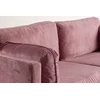 Venture Design trivietė sofa Boom, dulkėtai rožinė/auksinė, poliesterinis veliūras