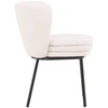 Venture Design Valgomasis kėdė, Agnes, 2 vnt., 56,5x46,5x76,5 cm, Balta