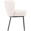 Venture Design Valgomasis kėdė, Agnes, 2 vnt., 56,5x46,5x76,5 cm, Balta