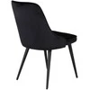 Venture Design Valgomasis kėdė, aksomas deliux, 66x50x88.5 cm, juoda