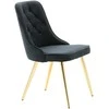 Venture Home Valgomojo kėdės Velvet Deluxe, 2vnt., juodos, aksomas