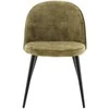 Venture Design Valgomasis kėdė, aksomas, 57x50x76.5 cm, žalia