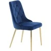 Venture Design Valgomasis kėdė, aksomas Lyx, 66x50x88.5 cm, mėlyna