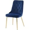 Venture Design Valgomasis kėdė, aksomas Lyx, 66x50x88.5 cm, mėlyna
