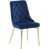Venture Design Valgomasis kėdė, aksomas Lyx, 66x50x88.5 cm, mėlyna