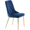 Venture Design Valgomasis kėdė, aksomas Lyx, 66x50x88.5 cm, mėlyna