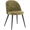 Venture Design Valgomasis kėdė, aksomas, 57x50x76.5 cm, žalia