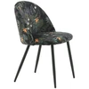 Venture Design Valgomasis kėdė, aksomas, 48x50x77 cm, juoda