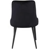 Venture Design Valgomasis kėdė, aksomas deliux, 66x50x88.5 cm, juoda